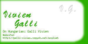 vivien galli business card